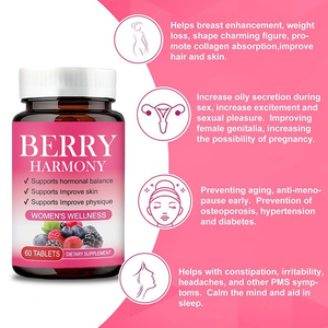 <strong>Best</strong>-selling Berry Harmony Vitamin Adult Support Hormone Balance - Not Suitable for Pregnant Women or Newborns Teenagers Welcome - Product Image 4