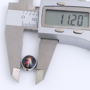 Cuentas de pulsera de <span class=keywords><strong>rosario</strong></span> de medalla de doble cara Divine Mercy - Product Image 6