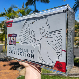 Boîte de collection <span class=keywords><strong>ultra</strong></span> <span class=keywords><strong>premium</strong></span> en acrylique magnétique transparente de 8 mm pour Pokémon 151, vitrine en acrylique UPC - Product Image 2