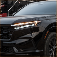 Pour Honda CRV CR-V 2023-2026 Style RS 6ème Génération Phare Avant à Lentille Projecteur LED Quad Beam avec Clignotant Séquentiel DRL