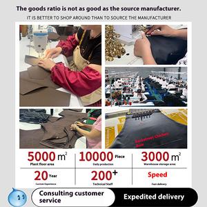 Delantal de lona impermeable a prueba de aceite con logotipo personalizado para mujer, ropa de trabajo de camarero de catering para panaderos de tienda de té de <span class=keywords><strong>la</strong></span> leche - Product Image 4