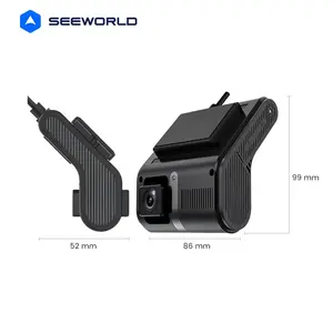 SEEWORLD V7 1080P Ultra Wide Live Streaming Dashcam With Dual Cam Channel Camera And GPS