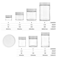 Pot à l'épreuve des enfants, impression personnalisée, emballage en verre résistant aux enfants, bouteille CR vide anti-odeur pour bonbons gélifiés