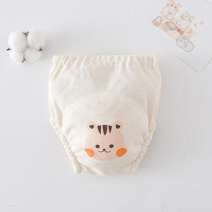 Celana latihan bayi, celana popok katun bayi menyerap cepat, celana latihan toilet tahan air katun Muslin - Product Image 3