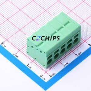 JL271V-50005G01 Spring Terminal Block Through hole Component (THT),P=5mm Connector 1x5P 5mm Through Hole 5P - Product Image 1