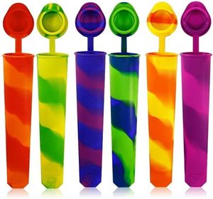 2025 nóng bán tùy chỉnh tái sử dụng ICE Pop Gói Túi Silicone Cube Khay hộp Silicone Ice Cream công cụ Popsicle khuôn cho Ice Cream - Product Image 4