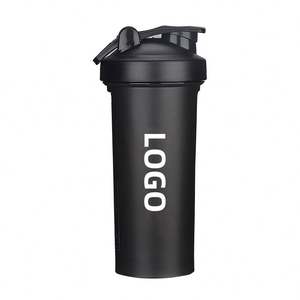 Custom Logo <b>Protein</b> <b>Shaker</b> Bottle with <b>Metal</b> Ball <b>Protein</b> Powder Shake Mixing Water Bottle Gym Fitness <b>Shaker</b> Cup - Product Image 4