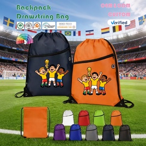 <span class=keywords><strong>Sac</strong></span> à dos personnalisé en polyester avec cordon de serrage, <span class=keywords><strong>sac</strong></span> de sport en tissu avec logo imprimé et fermeture éclair pour la <span class=keywords><strong>Coupe</strong></span> <span class=keywords><strong>du</strong></span> <span class=keywords><strong>Monde</strong></span> - Product Image 1