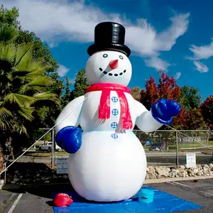 Bonhomme de neige gonflable géant, pour décoration, m, pour extérieur, cour
