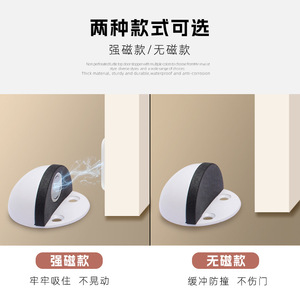 Butée de porte Jin Aoding en acier inoxydable, forme tortue, fixation au sol, tampon en caoutchouc pour porte en verre - Product Image 5