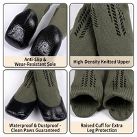 Chaussettes imperméables pour chien, protection antidérapante pour pattes, bottes pour chien pour pavés chauds, pour toutes les saisons, vêtements pour animaux de petite à grande taille