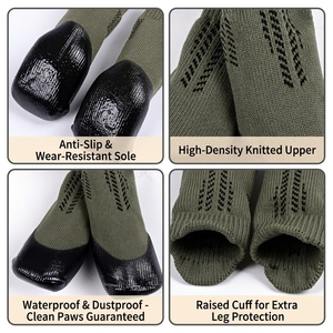 Chaussettes imperméables <span class=keywords><strong>pour</strong></span> <span class=keywords><strong>chien</strong></span>, protection antidérapante <span class=keywords><strong>pour</strong></span> pattes, bottes <span class=keywords><strong>pour</strong></span> <span class=keywords><strong>chien</strong></span> <span class=keywords><strong>pour</strong></span> pavés chauds, <span class=keywords><strong>pour</strong></span> toutes les saisons, vêtements <span class=keywords><strong>pour</strong></span> animaux de petite à grande taille - Product Image 4