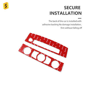 ES DJ5009 fibre <span class=keywords><strong>de</strong></span> carbone voiture climatisation CD Center Console panneau décorations cadre autocollants pour <span class=keywords><strong>BMW</strong></span> E60 série 5 accessoires - Product Image 6