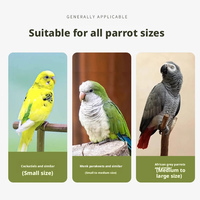 Villa de Lujo Móvil para Loros, Jaula Grande para Pájaros, Estructura de Madera Maciza, Paneles de Vidrio, Casa Interior para Mascotas, Hábitat para Hurones