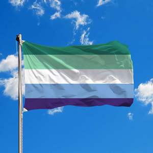 Pride 3x5 ft MLM Gay Flag Bundle with Stickers <strong>Shoelaces</strong> Pins Bracelet for LGBTQ Home Decor Custom Logo - Product Image 1