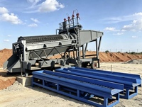 Installation de lavage de minerai polymétallique Vein Rock Gold Washing Trommel Plant pour l'extraction d'or en Tanzanie, en Guinée et au Sénégal