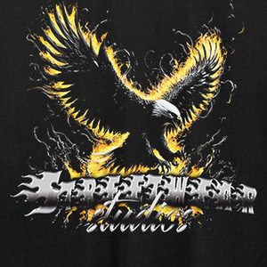 T-shirt en coton de style américain lourd vêtements hip-hop de rue t-shirts graphiques rétro pour hommes vente en gros - Product Image 3