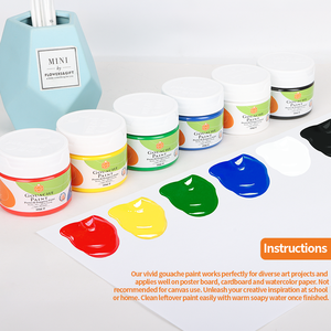 Keep Smiling Peinture <span class=keywords><strong>Gouache</strong></span> Prête à l'emploi <span class=keywords><strong>100ml</strong></span>, Peinture Professionnelle pour Affiches et Tempera pour Étudiants et Artistes - Product Image 5