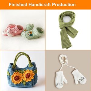 300 Agujas de Tejer de Plástico con Ojo <span class=keywords><strong>Grande</strong></span>, Agujas para Bordar Hilos, Agujas de Aprendizaje para Manualidades de Costura DIY - Product Image 6