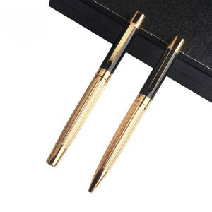 High Quality Luxury Premium Rotary Ballpoint <b>Pen</b> Plated in <b>Gold</b> Promotional With Custom Logo Gift for Business - Product Image 1