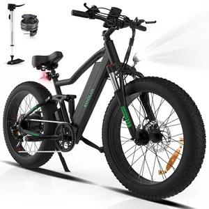 26*4.0 Fat Tyre 250W 500W Big Power Full Suspension Electric Mountain E Bike/Snow Bike/electric Bicycle With CE Warehouse Stock