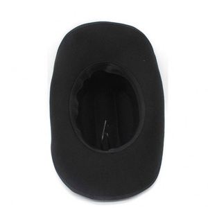 Hats High Quality 100% Australia Wool 180 <strong>Gram</strong> Grey Color Hat for Men and Women - Product Image 3