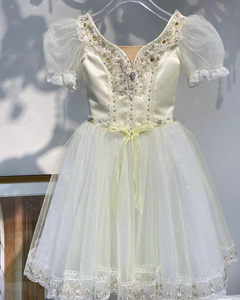 Nuovo Abito Tutu Lungo Blu Romantico Professionale con Bretelle per Costumi da Danza Classica per Bambini e Abbigliamento per Spettacoli - Product Image 4