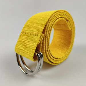 Cinturón de Lona Informal de 3.8 cm con Hebilla de Doble Anillo en D, Tejido de Fibra de Polipropileno Resistente, para Escalada, Entrenamiento, Mujeres y Niños - Product Image 5