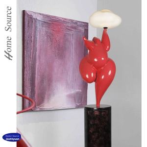 Escultura Decorativa de Cristal y Acero con Figura Creativa de Home Source, Decoración de <span class=keywords><strong>Piso</strong></span> para Entrada, Hotel, Empresa, KTV, Arte Decorativo de Lujo Ligero - Product Image 1