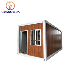 조립식 공장 철 구조 건물 휴대용 모바일 홈 모듈 식 분리형 컨테이너 조립식 주택 인도