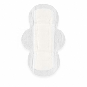 Serviettes hygiéniques en coton biologique ultra-fines avec ailettes, absorbantes, respirantes, serviettes féminines, vente en gros, OEM, étiquette privée - Product Image 1