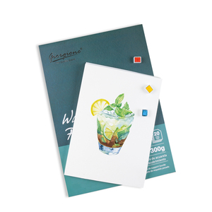 Carnet d'<span class=keywords><strong>aquarelle</strong></span> personnalisé Giorgione G-WB20 pour enfants et artistes, 300 g/m² coton, 20 feuilles A4 pour <span class=keywords><strong>dessin</strong></span> à l'<span class=keywords><strong>aquarelle</strong></span> - Product Image 2