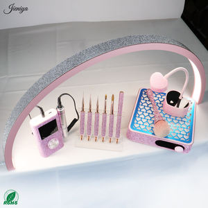 Mango brillante con diamantes de imitación para limpieza de <span class=keywords><strong>uñas</strong></span>, pinceles para decoración de <span class=keywords><strong>uñas</strong></span>, cepillo para polvo - Product Image 3