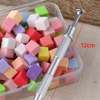 Éponge de maquillage à dégradé blanc, accessoires colorés pour manucure et nail art DIY
