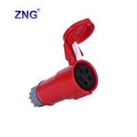 Prise industrielle femelle ZNG-2152 380V 5 broches 3 phases 16A Connecteur d'alimentation industriel 3P+N+PE