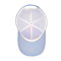 Casquette de baseball snapback sportive de luxe à 6 panneaux avec bande anti-transpiration et patch en sergé Oxford