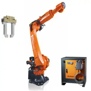 Ensamblaje de brazo robótico KUKA KR 16, Robot de 16kg de carga útil con pinza robótica del fabricante de China para embalaje de productos