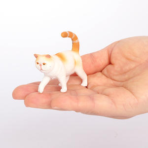 Wholesale Solid PVC Simulation Safari Figures Short Haired Fat <strong>Cat</strong> Animal Toy <strong>Figurines</strong> - Product Image 5