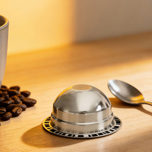 Capsules réutilisables compatibles avec <span class=keywords><strong>Nespresso</strong></span> Vertuo Plus/Vertuo Next/Vertuo <span class=keywords><strong>POP</strong></span>, dosettes rechargeables en acier inoxydable - Product Image 6