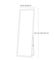 Miroir sur pied sur mesure de style européen pour dressing, grand miroir pleine longueur doré/noir Art Déco pour salle de bain, salon ou chambre à coucher