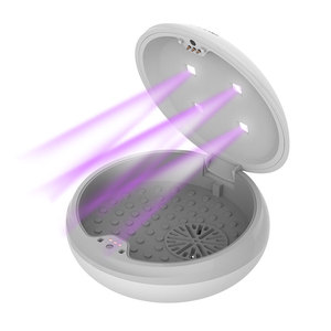 Stérilisateur UV <span class=keywords><strong>dentaire</strong></span> pour aligneurs et gouttières, support de prothèses, dispositif de nettoyage et de stérilisation UV pour appareils orthodontiques - Product Image 2