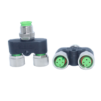 Personnalisé M5 M8 M16 7/8 M23 PVC PUR Étanche Mâle Femelle 3 4 5 6 8 12 Broches Montage sur Panneau Capteur Circulaire M12 Connecteur Connecteurs