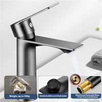 Robinet de lavabo monocommande en alliage de zinc chromé de haute qualité YMC, en promotion, pour salle de bain, mitigeur de lavabo