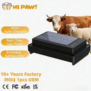Sistema de Rastreo GPS Solar 4G para Ovejas, Animales, Monitoreo de Actividad para Vacas, Caballos, Ganado, Collar GPS Antipérdida, Rastreador Solar para Mascotas - Product Image 1