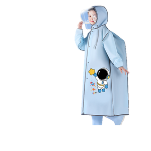 Impermeabili Personalizzati per Bambini con Disegni Cartoon, <span class=keywords><strong>Poncho</strong></span> Antipioggia e Antivento per Studenti, Maschere per il Viso per Ragazzi nei Giorni di Pioggia - Product Image 1