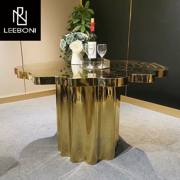 luxury designer dining table mirror