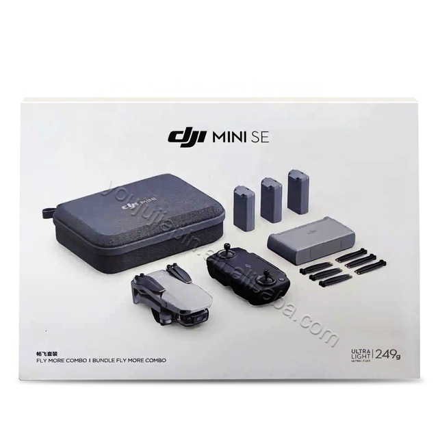 DJI Mini SE Combo Max 19 Mins Flight Time 3 Batteries 3-Axis Gimbal 2.7K Camera 4Km Transmission FCC Version DJI Drone Original