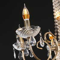 Lustre en cristal de fer électroplaqué, luminaire suspendu pour mariage, lampe à suspension en acrylique pour la décoration de hall d'hôtel et de scène