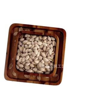 Wooden Dried Fruit <b>Snack</b> <b>Tray</b> Double Layer Detachable Storage Bowl Walnut Wood Creative Nut Melon Seed Serving <b>Tray</b> - Product Image 2