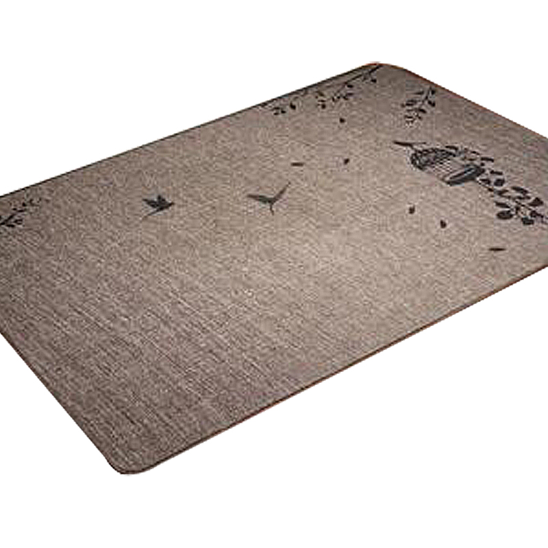 Домашние противоскользящие носки из хлопка и льна дверной коврик полиэстер двери коврики входная дверь